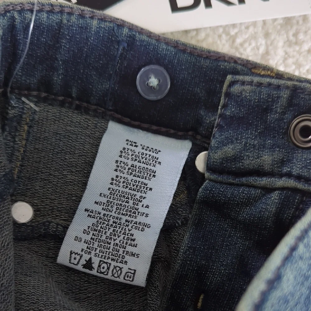DKNY Denim Knit Jeans Dark Blue